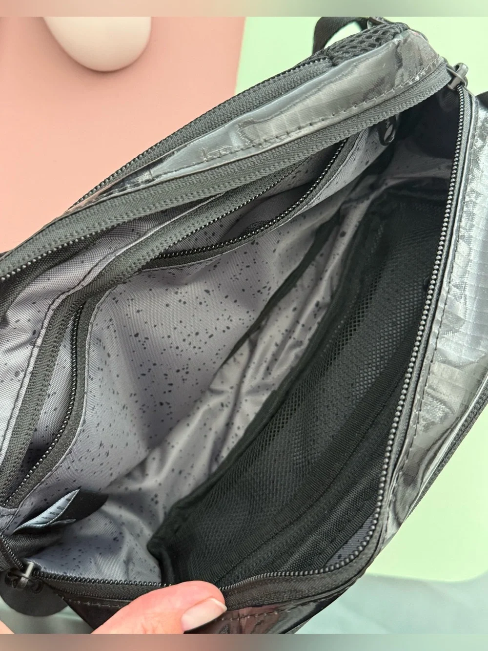 CALPAK Terra Small Sling Bag Obsidian Black Travel Crossbody Belt Bag Fanny NEW